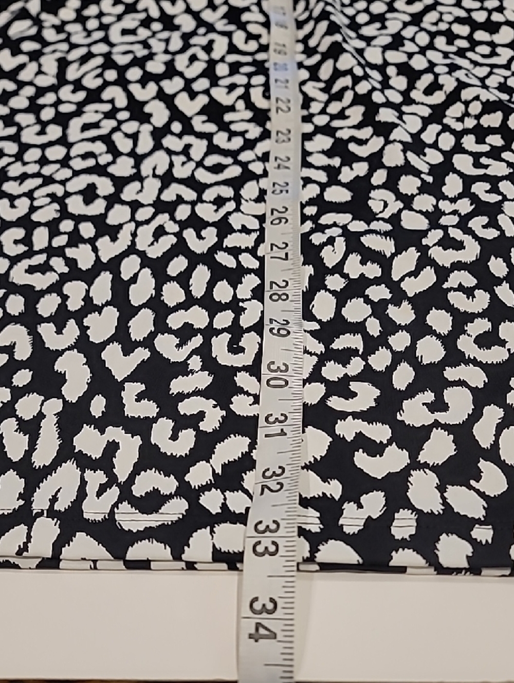 Lands' End Black and WhiteGraphic Tunic Dress - Picture 9 of 12